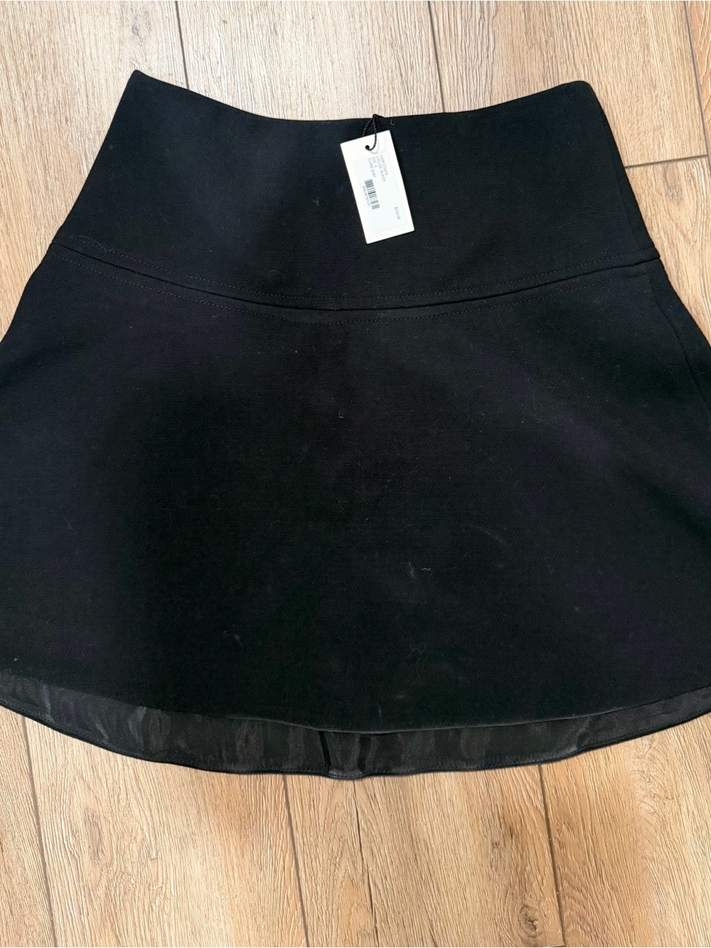 Black A-Line Mini Skirt - Classic Women's Skirt 0346